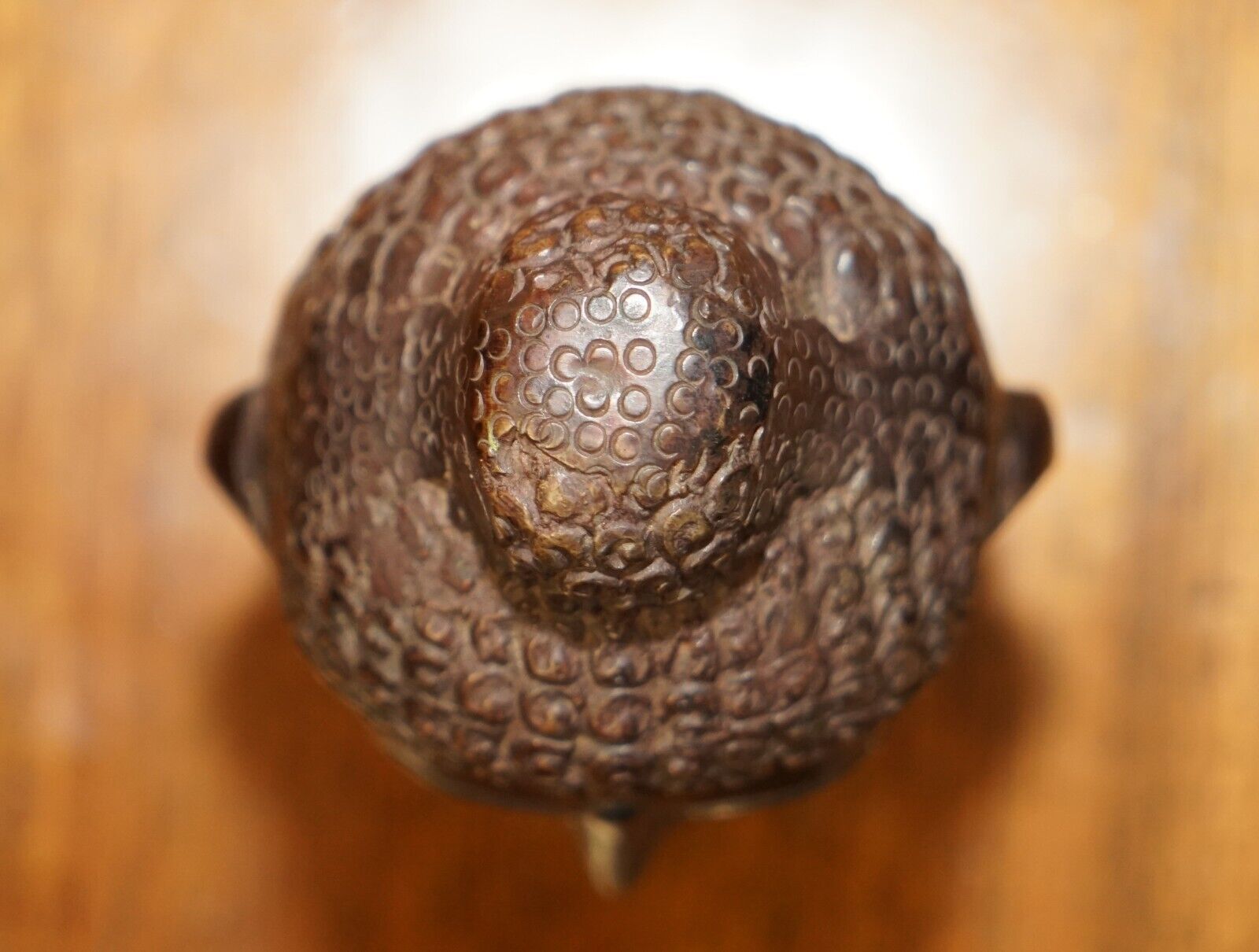 Lovely Pair Of Indonesian Bronzed Buddha Heads Very Decorative Lovely Patina photo 375.0