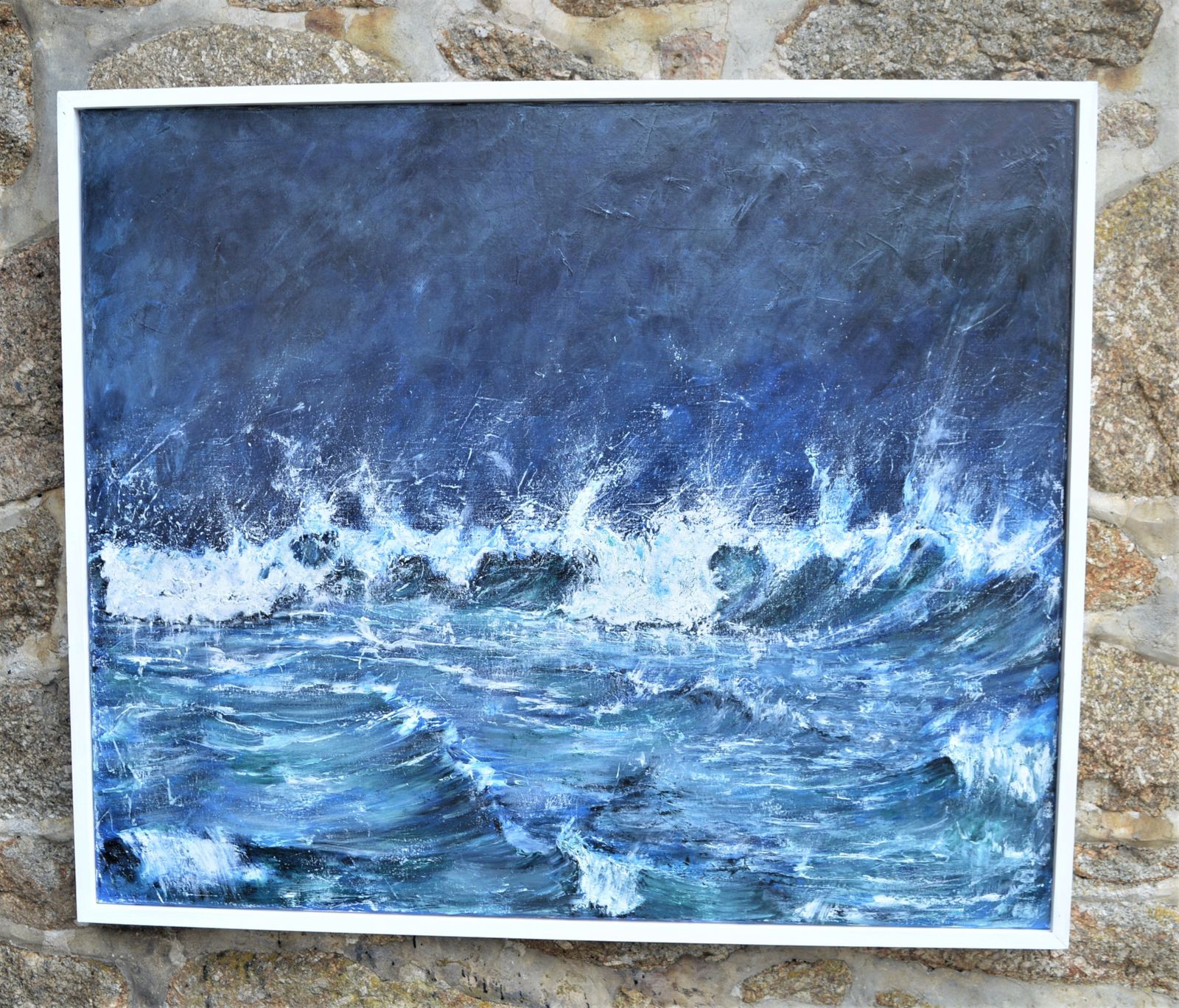 The Midnight Hour. Seascape Oil Painting photo for sale