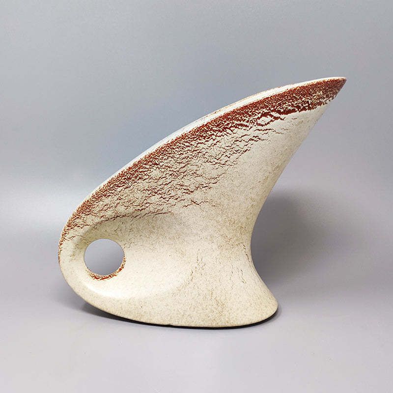 1960s Gorgeous Vase By Bertoncello In Ceramic. Made In Italy photo furniture