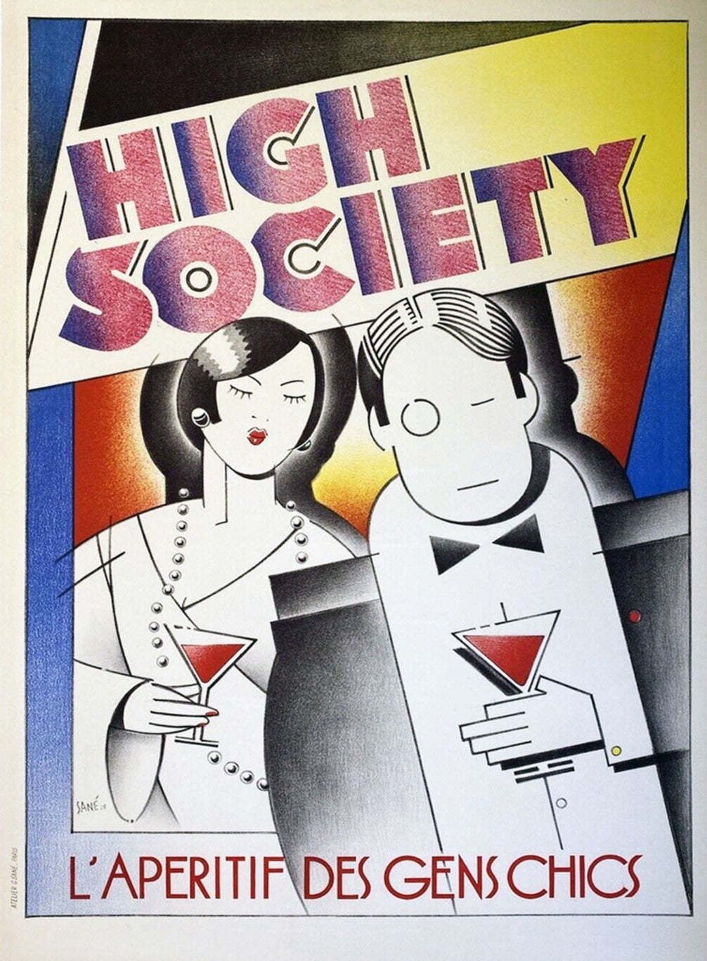 High Society Original Vintage Poster