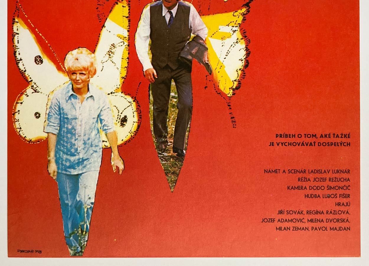 Original Film Poster, These Small Trips, čestmír Pechr, 1973, Genuine Czech Vintage Print photo for sale