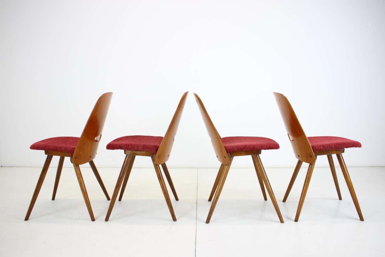 1960s Dining Chairs By Frantisek Jirak For Tatra, Set Of 4 photo vinterior