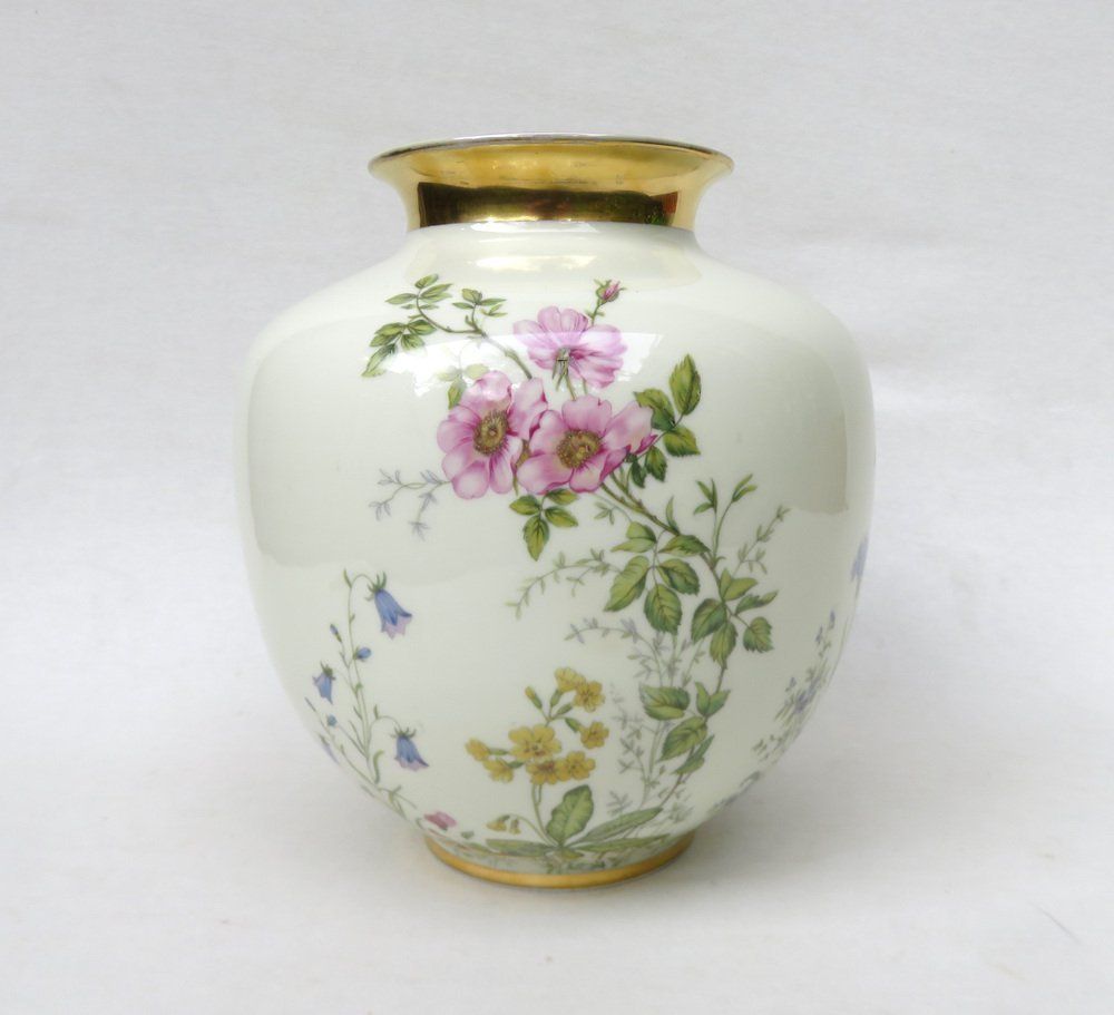 Wiesengrund And Bergeshöh`n Vase From K&A Krautheim Selb Bavaria, 1940s photo vinterior
