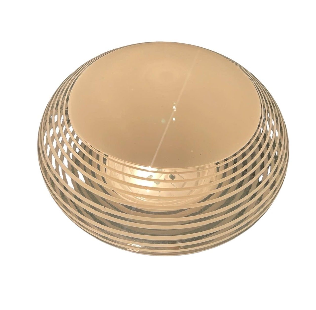 Italian Murano Glass Ceiling Lights Set Of 2 By Venini photo for sale