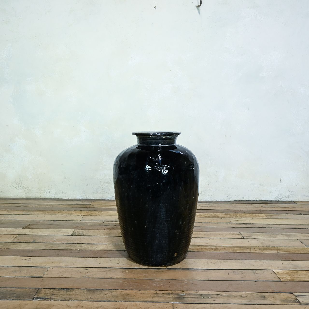 19th Century Chinese  Ceramic Rice Wine Jar   With Cover photo 950.0