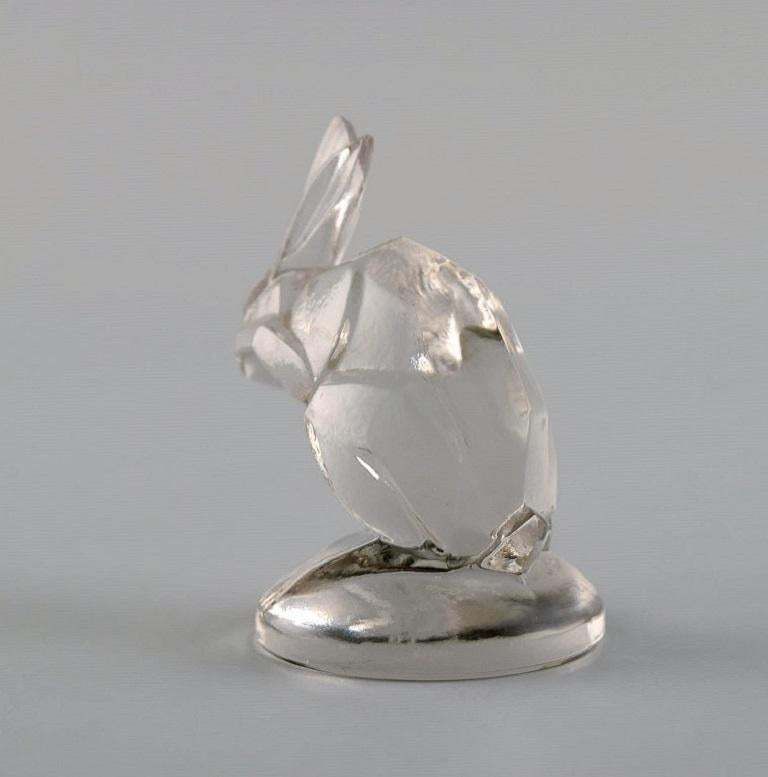 René Lalique (1860 1945) France Rare Early Figure In Clear Art Glass Rabbit photo 902.0