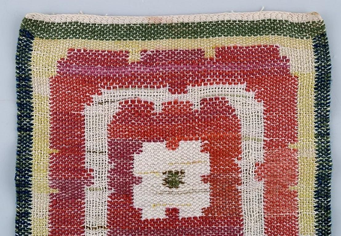 Märta Måås Fjetterström, Sweden, Hand Woven Wall Rug Of Wool