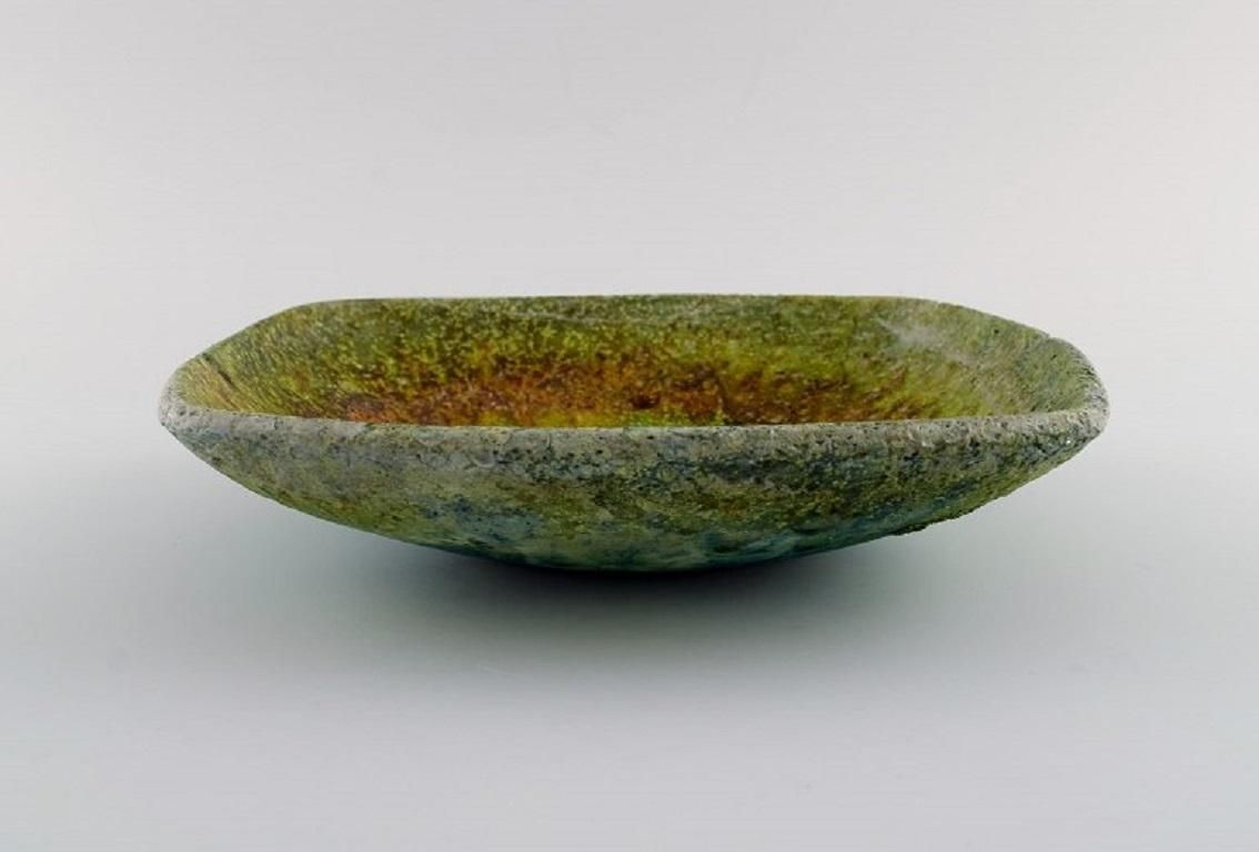 Marcello Fantoni 'B.1915', Italy, Unique Bowl In Glazed Ceramics, 1960s