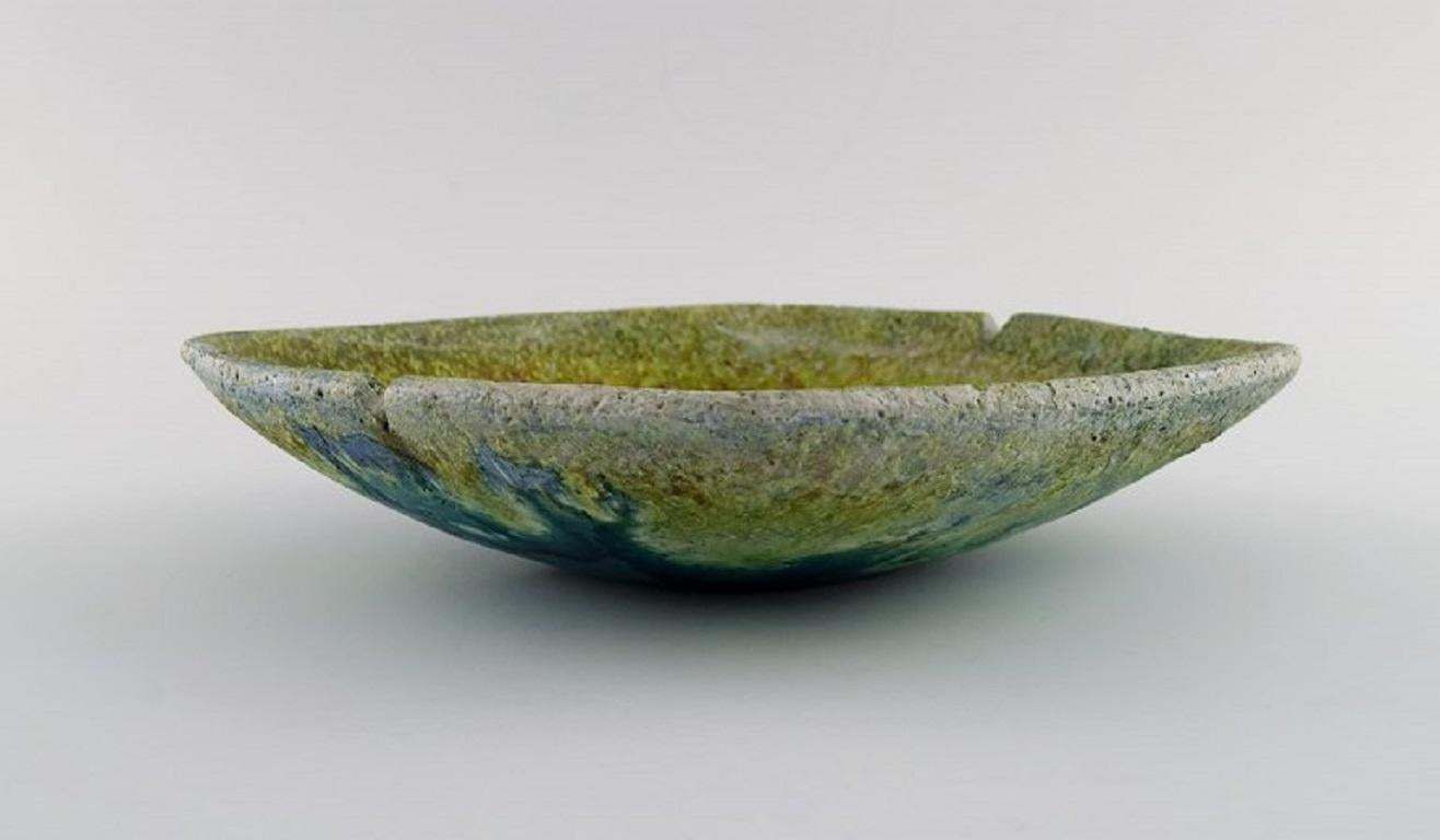 Marcello Fantoni 'B.1915', Italy, Unique Bowl In Glazed Ceramics, 1960s photo Home Decor