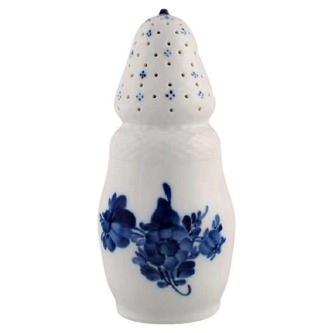 Royal Copenhagen Blue Flower Braided Sugar Castor, Model Number 10/8222