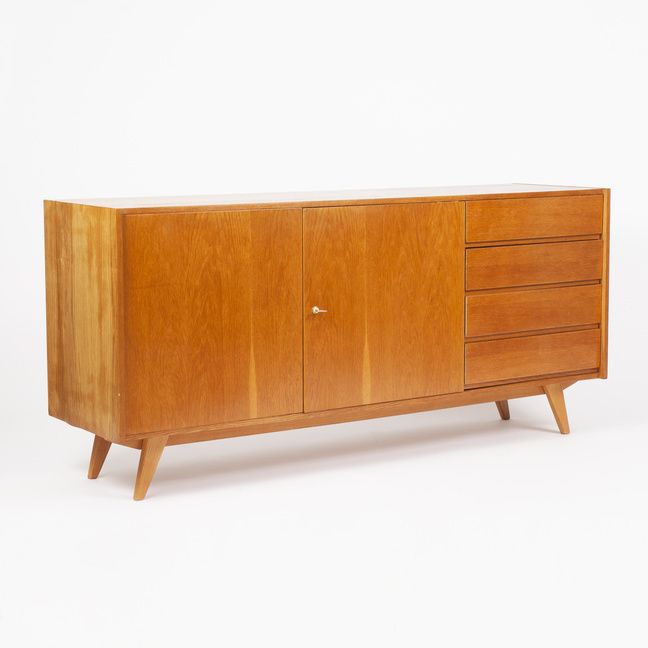 Jiri Jiroutek, Sideboard U 460, 1960s, Modernist photo furniture