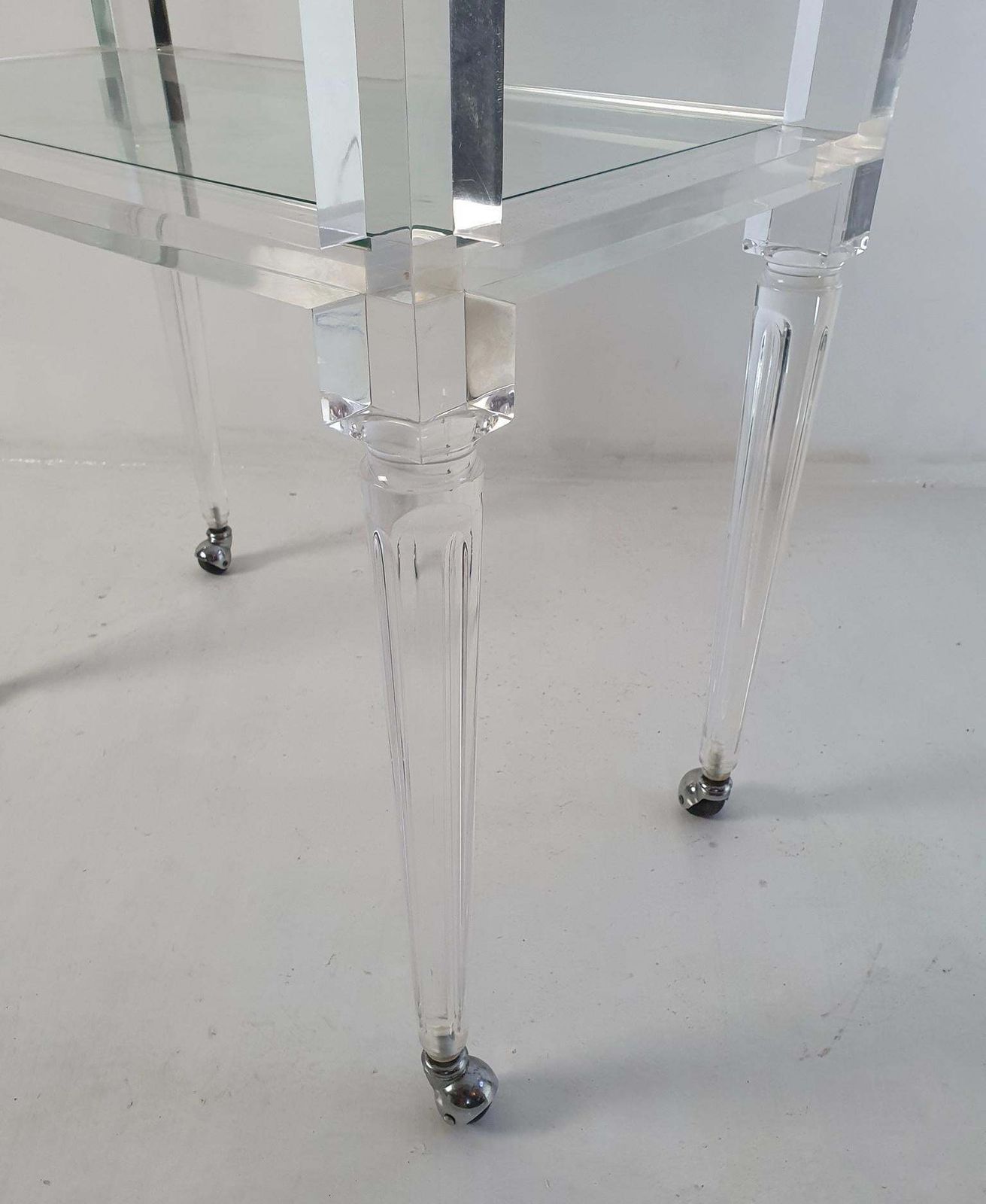Italian Vintage Lucite Bar Cart photo buy