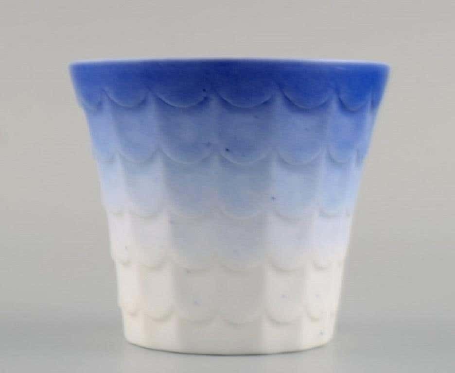 Wilhelm Kåge For Gustavsberg, Four Art Deco Herb Pots In Glazed Porcelain photo 289.0