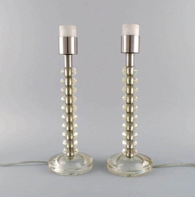 Scandinavian Designer, A Pair Of Vintage Table Lamps, 1970s photo furniture