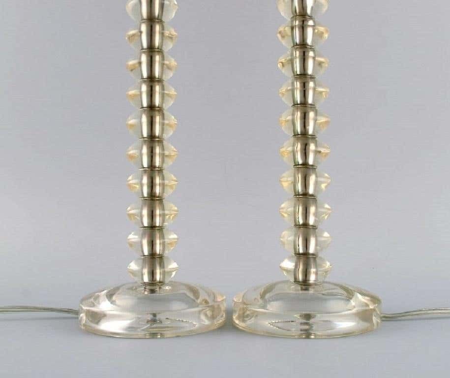 Scandinavian Designer, A Pair Of Vintage Table Lamps, 1970s photo 686.0