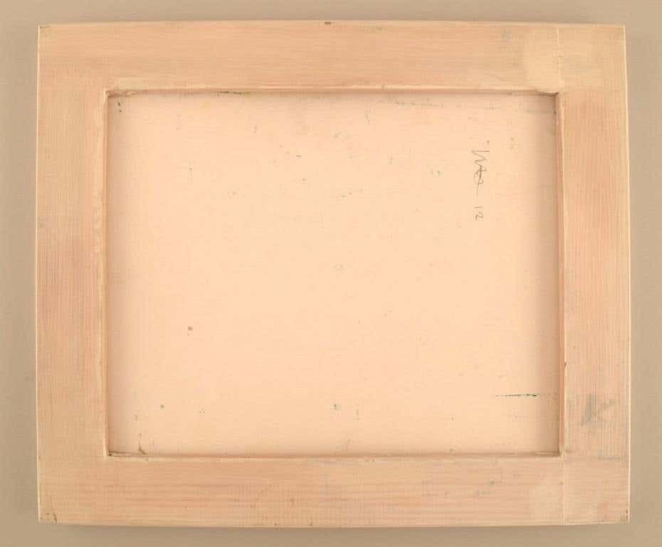 Unknown European Artist, Oil On Board, Abstract Composition, Late 20th C photo 505.0