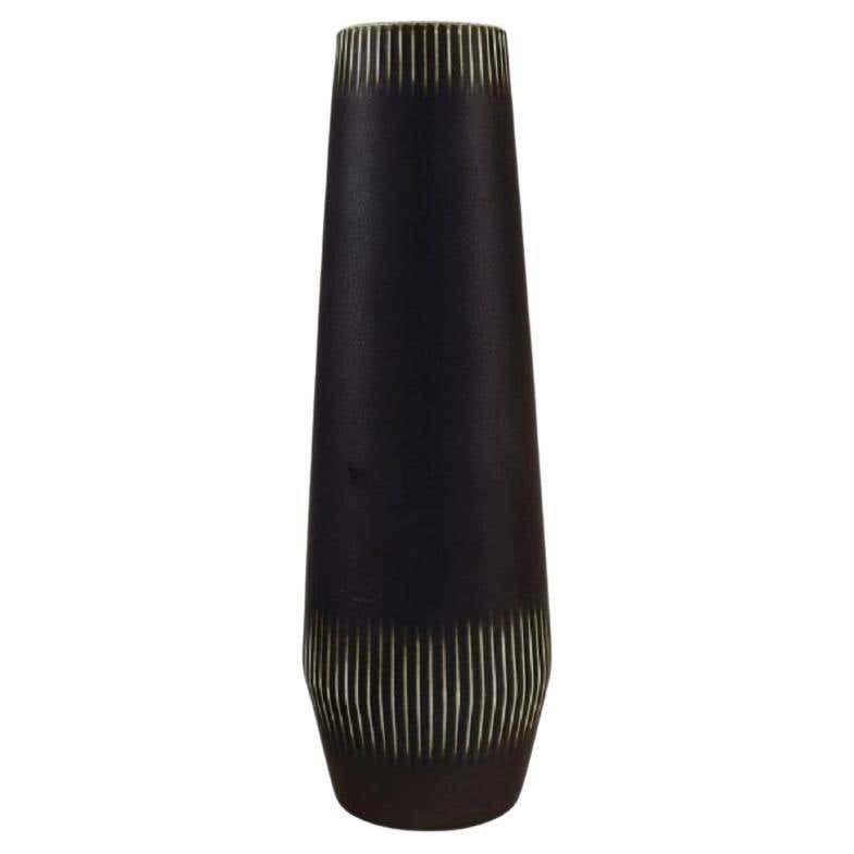 Carl Harry Stålhane '1920 1990' For Rörstrand, Vase In Glazed Ceramics