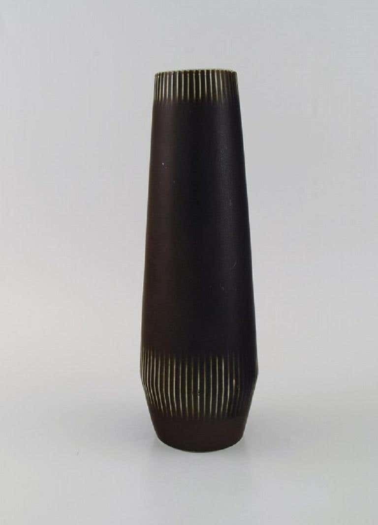 Carl Harry Stålhane '1920 1990' For Rörstrand, Vase In Glazed Ceramics photo furniture