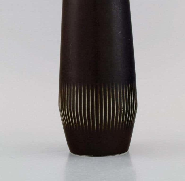 Carl Harry Stålhane '1920 1990' For Rörstrand, Vase In Glazed Ceramics photo vinterior