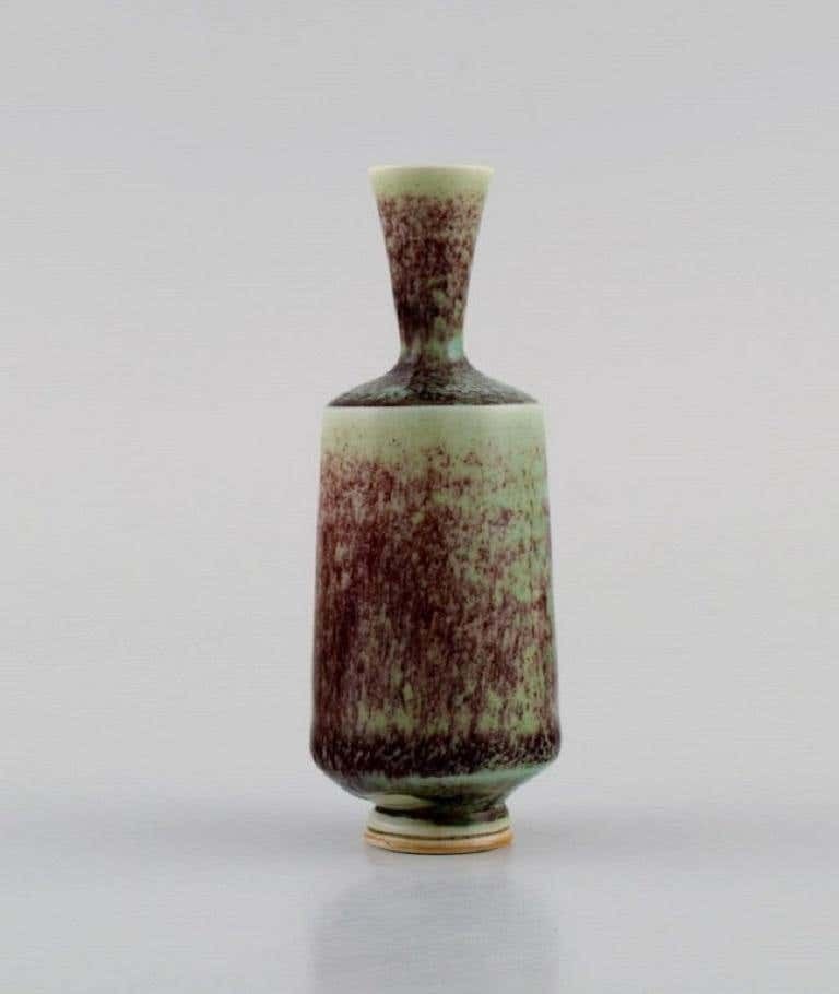 Berndt Friberg For Gustavsberg Studiohand, Miniature Vase, 1970s photo furniture