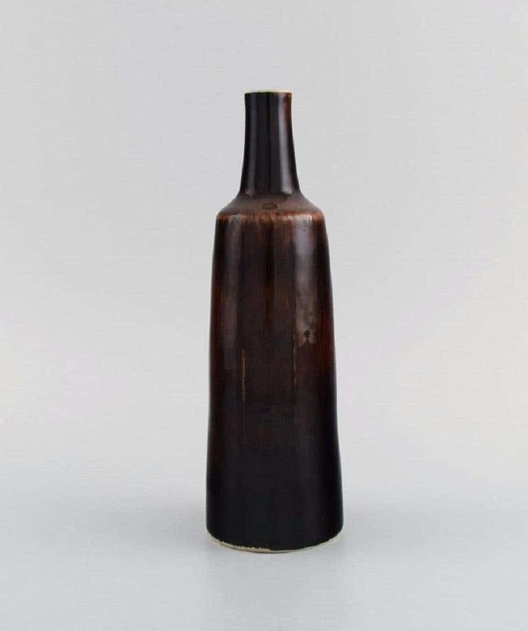 Carl Harry Stålhane '1920 1990' For Rörstrand, Bottle Shaped Vase photo furniture