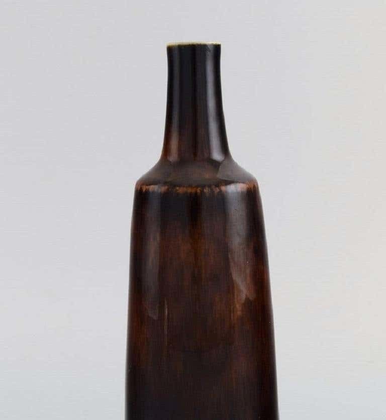 Carl Harry Stålhane '1920 1990' For Rörstrand, Bottle Shaped Vase photo Home Decor