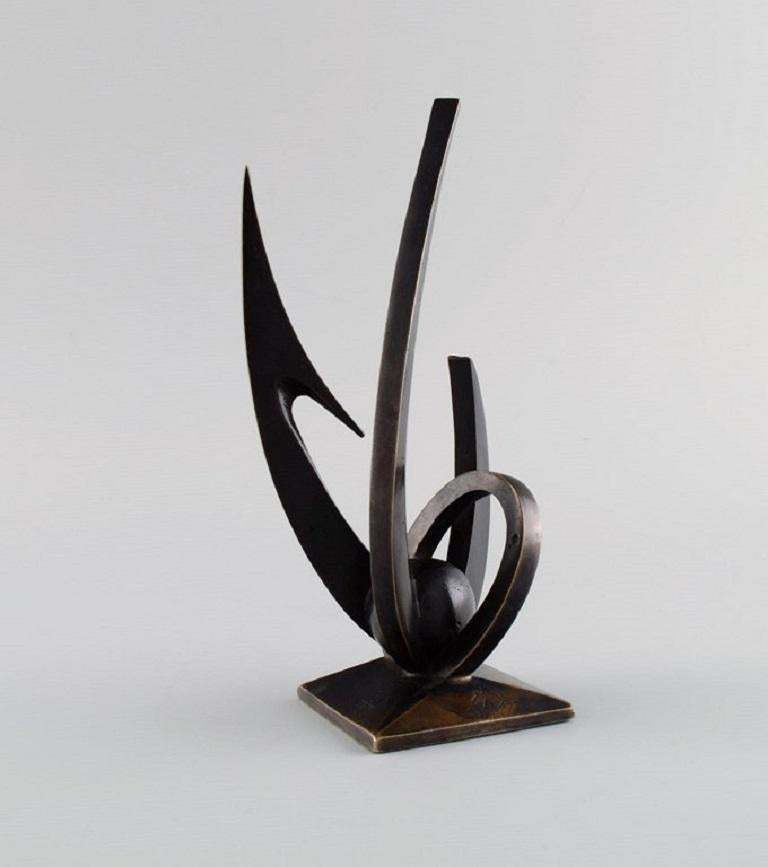 M. Joffroy France Rare Modernist Bronze Sculpture