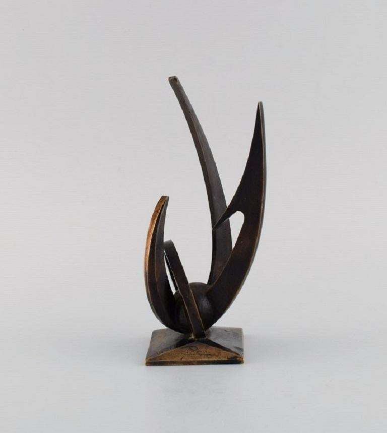 M. Joffroy France Rare Modernist Bronze Sculpture photo vintage