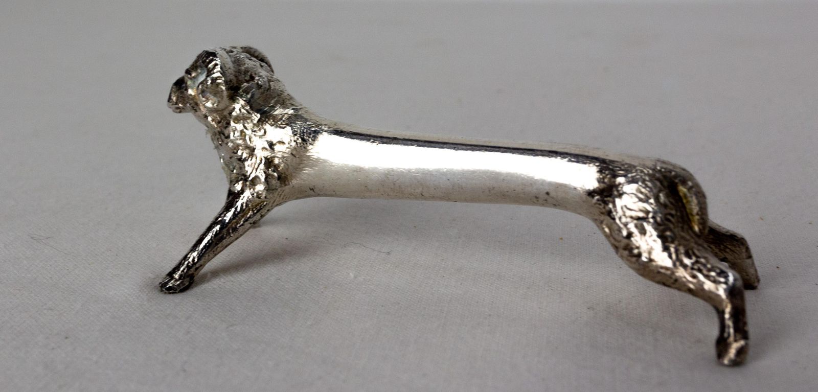 Home Decor Set Of Chrome Six Knife Holder In The Shape Of Animals C 1890 photo