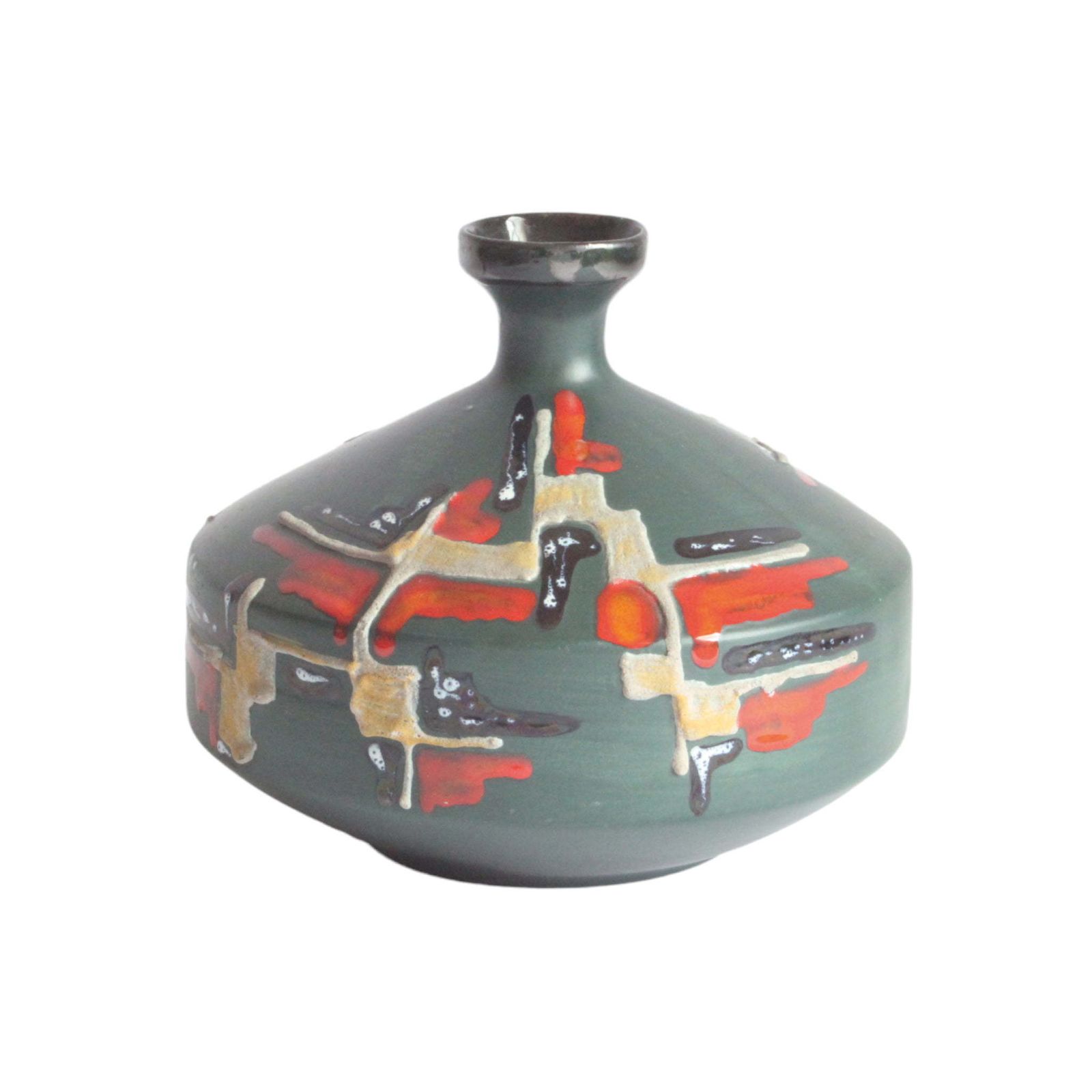 Green Lava Vase By S.I.C.A. Società Italiana Ceramica photo furniture