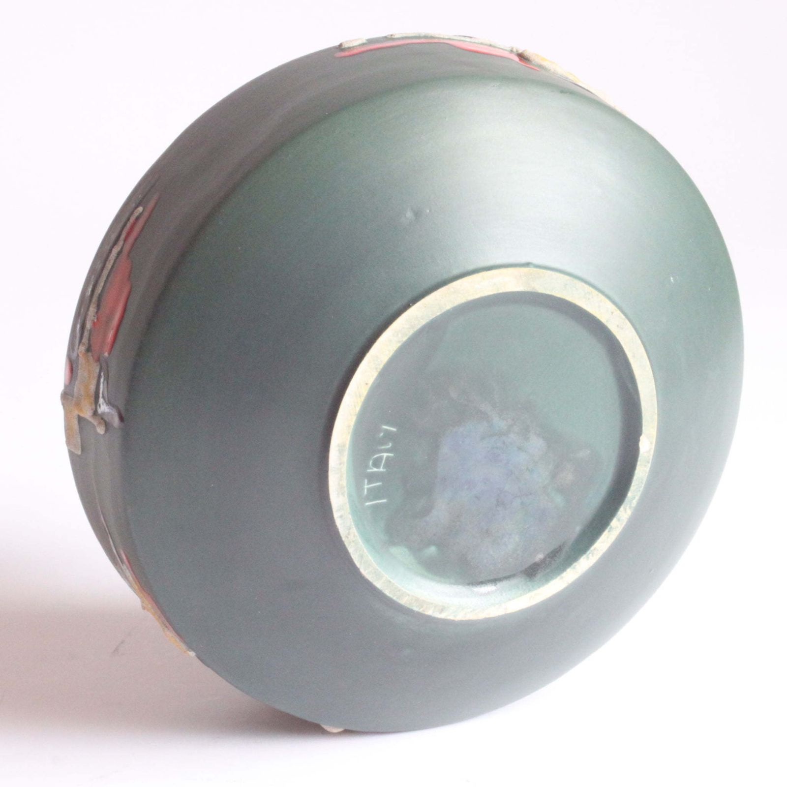 Green Lava Vase By S.I.C.A. Società Italiana Ceramica photo 74.88