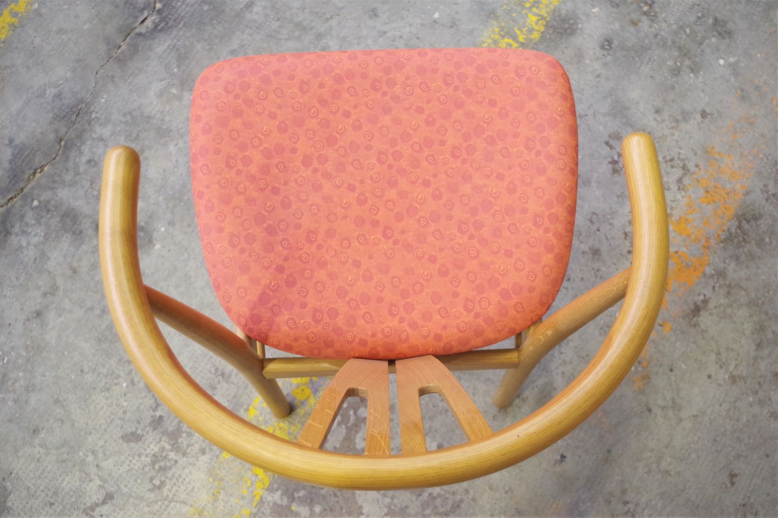 photo buy Set Of 11 New Modern Oak Chairs In Curved Wood