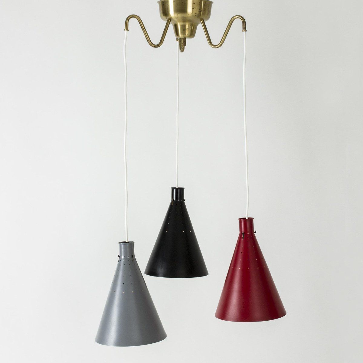 Modern Scandinavian Ceiling Lamp By Alf Svensson For Bergboms, 1950s photo furniture