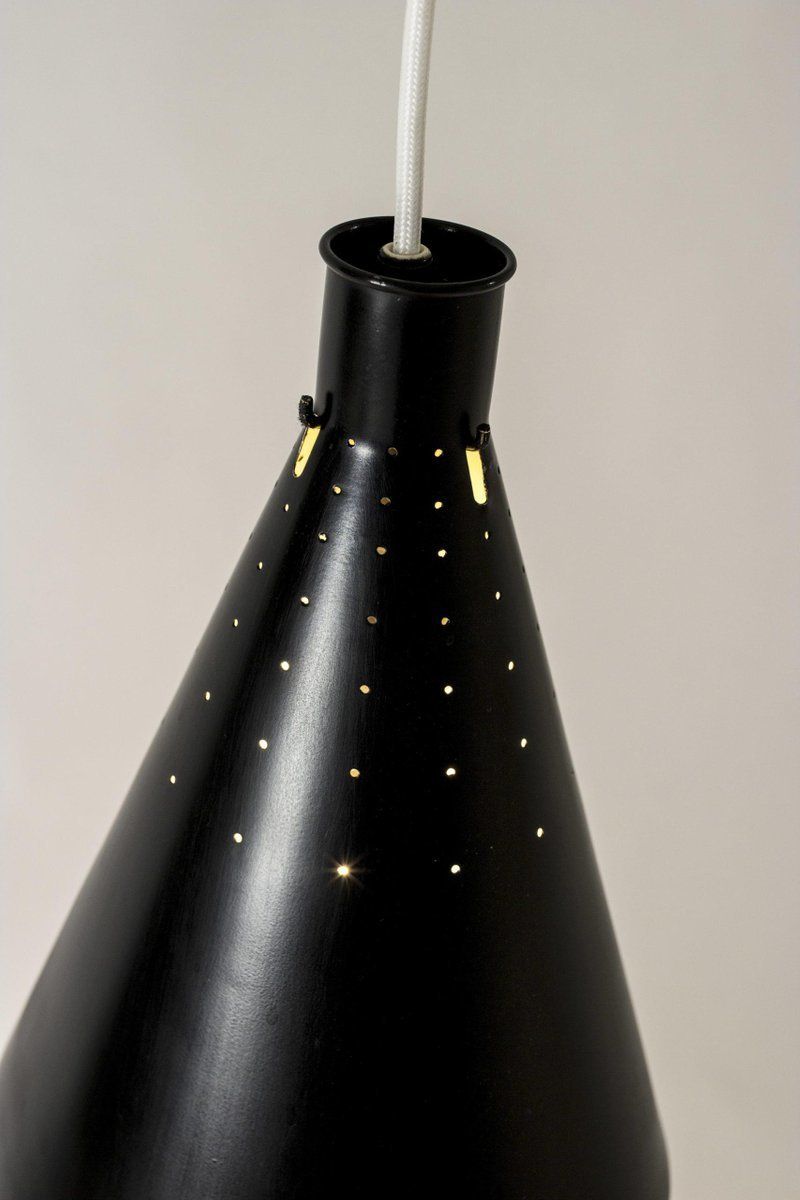 Modern Scandinavian Ceiling Lamp By Alf Svensson For Bergboms, 1950s photo vinterior