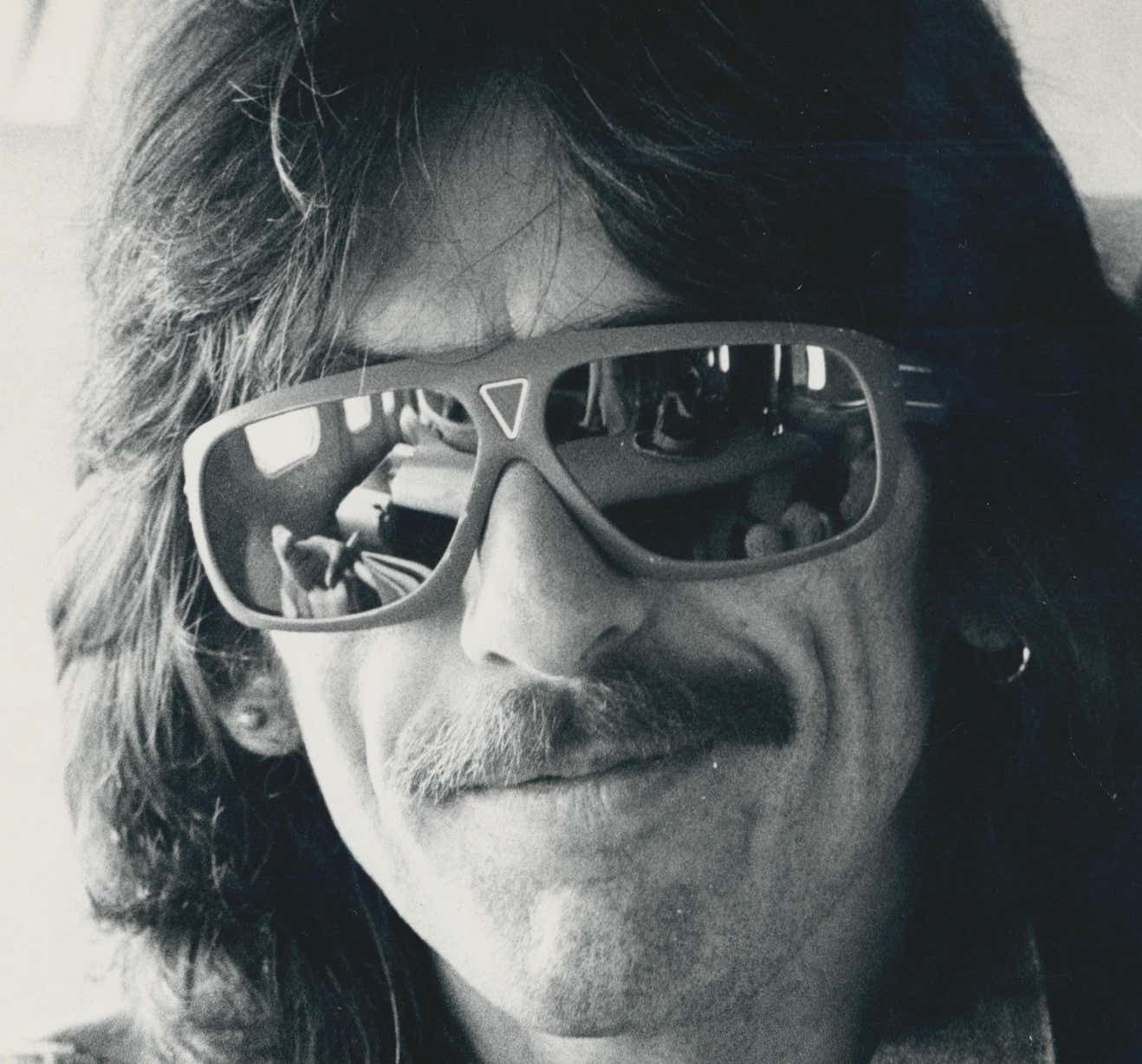 Henry Grossman George Harrison And Record World Black And White Photograph 1974 photo furniture