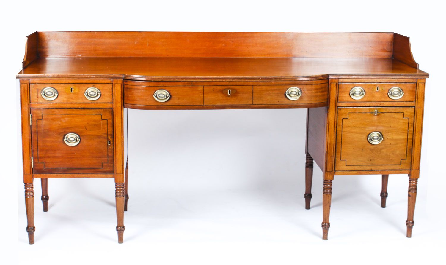 Antique George III  Mahogany And Line Inlaid Sideboard Ca 1790 photo furniture