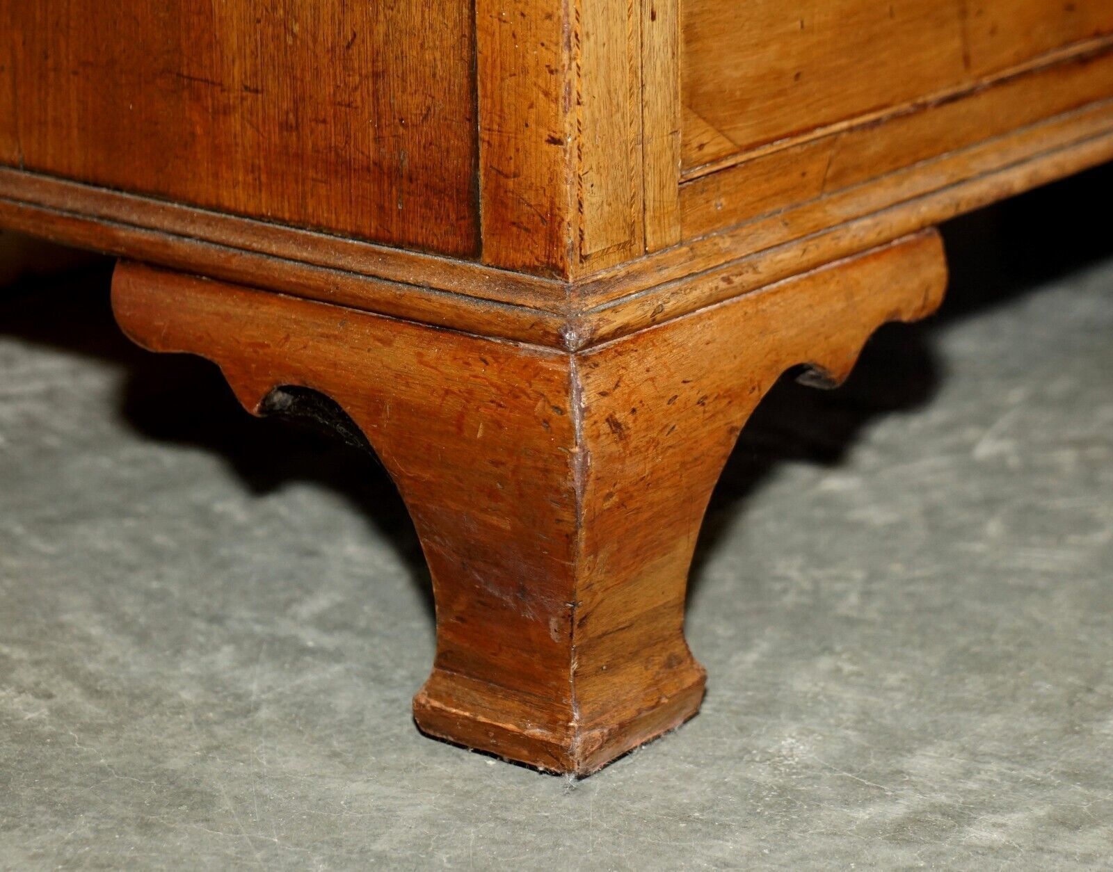 Large Fine Antique Thomas Chippendale Sheraton Revival Mahogany Chest Of Drawers photo Furniture