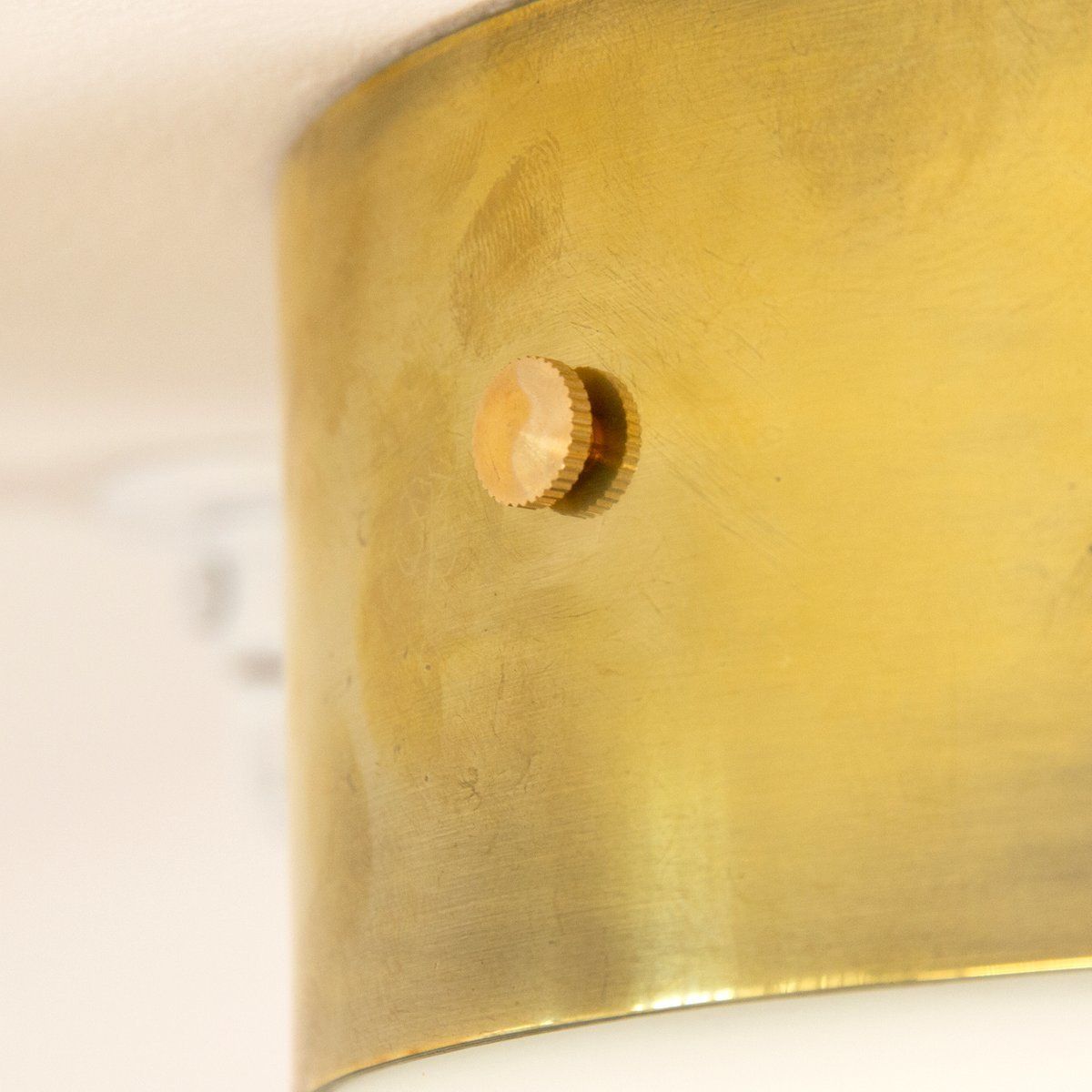 Vintage Murano Glass & Brass Lamp By Azucena Bin For Luigi Hunting Dominioni photo vinterior