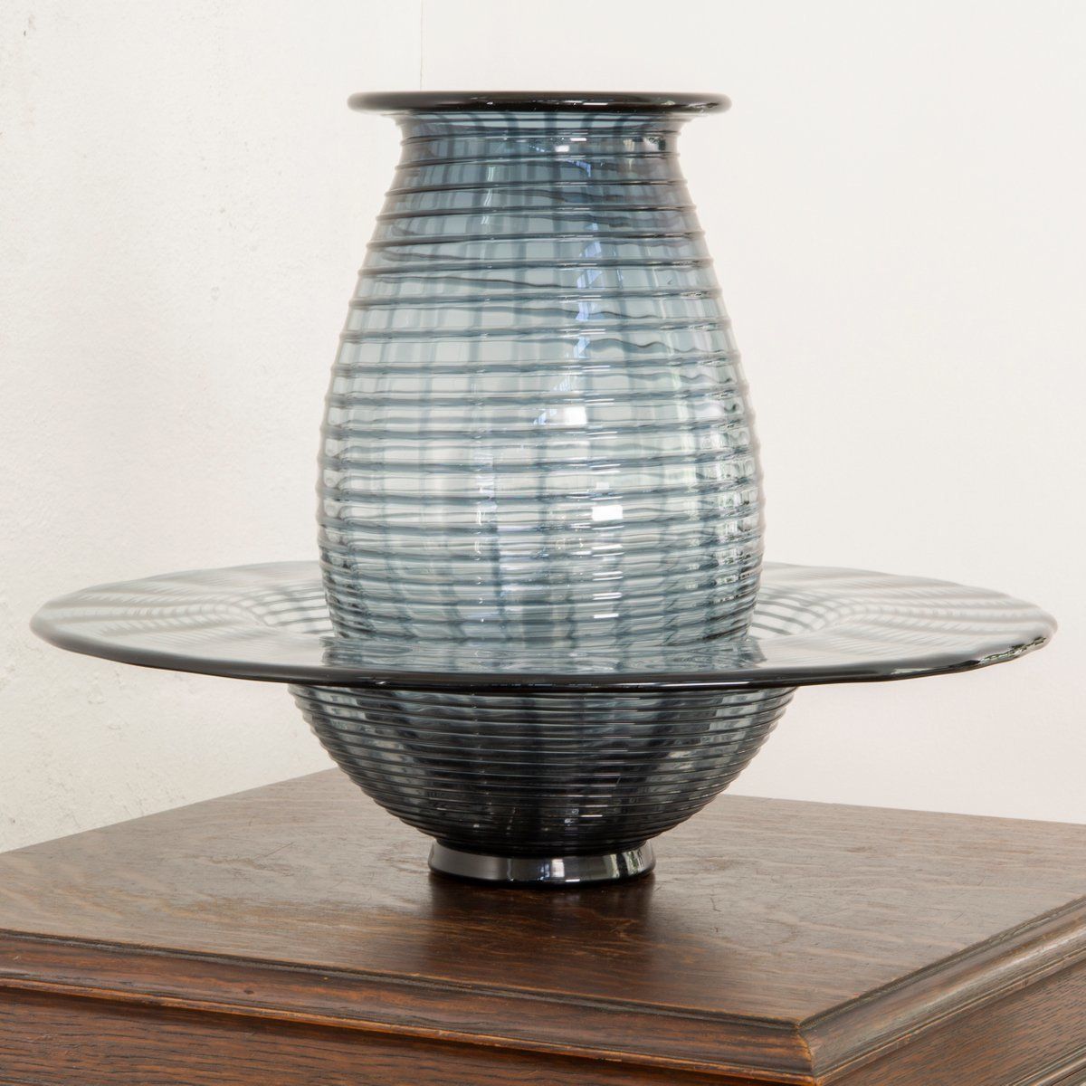 Large Murano Glass Bowl And Vase By Paolo Crepax, Set Of 2 photo furniture
