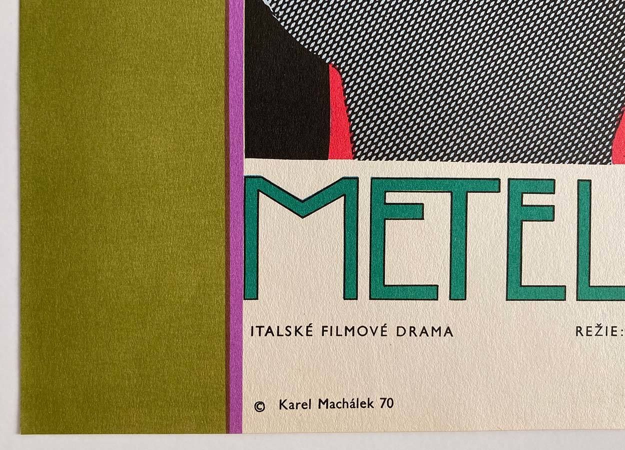 Movie Poster, Metello, Karel Machálek, 1970 photo vinterior