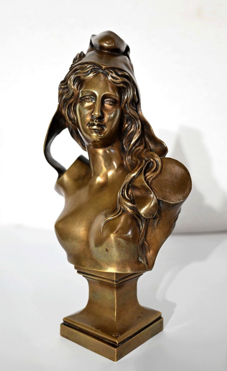 Bust Of Marianne In Bronze  Early 20th Century photo 2013.65