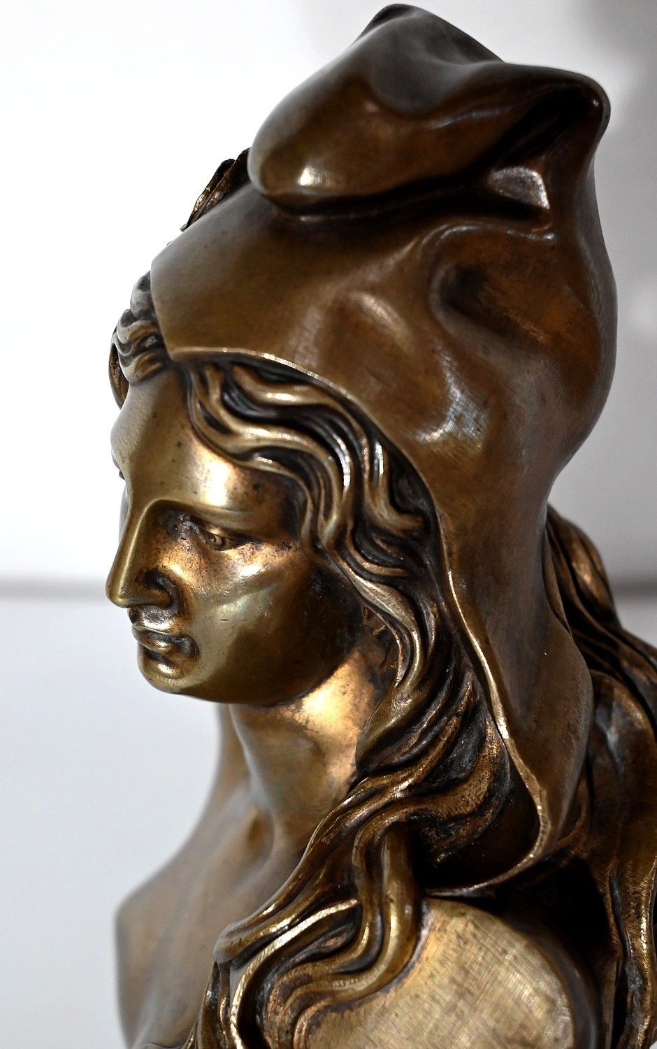 2013.65 Bust Of Marianne In Bronze  Early 20th Century photo