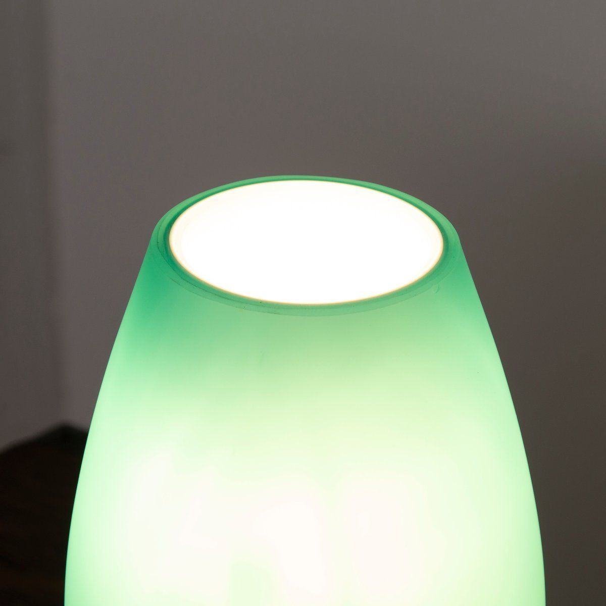 photo furniture Italian Satin Murano Glass Mushroom Table Lamp From Giesse Milan