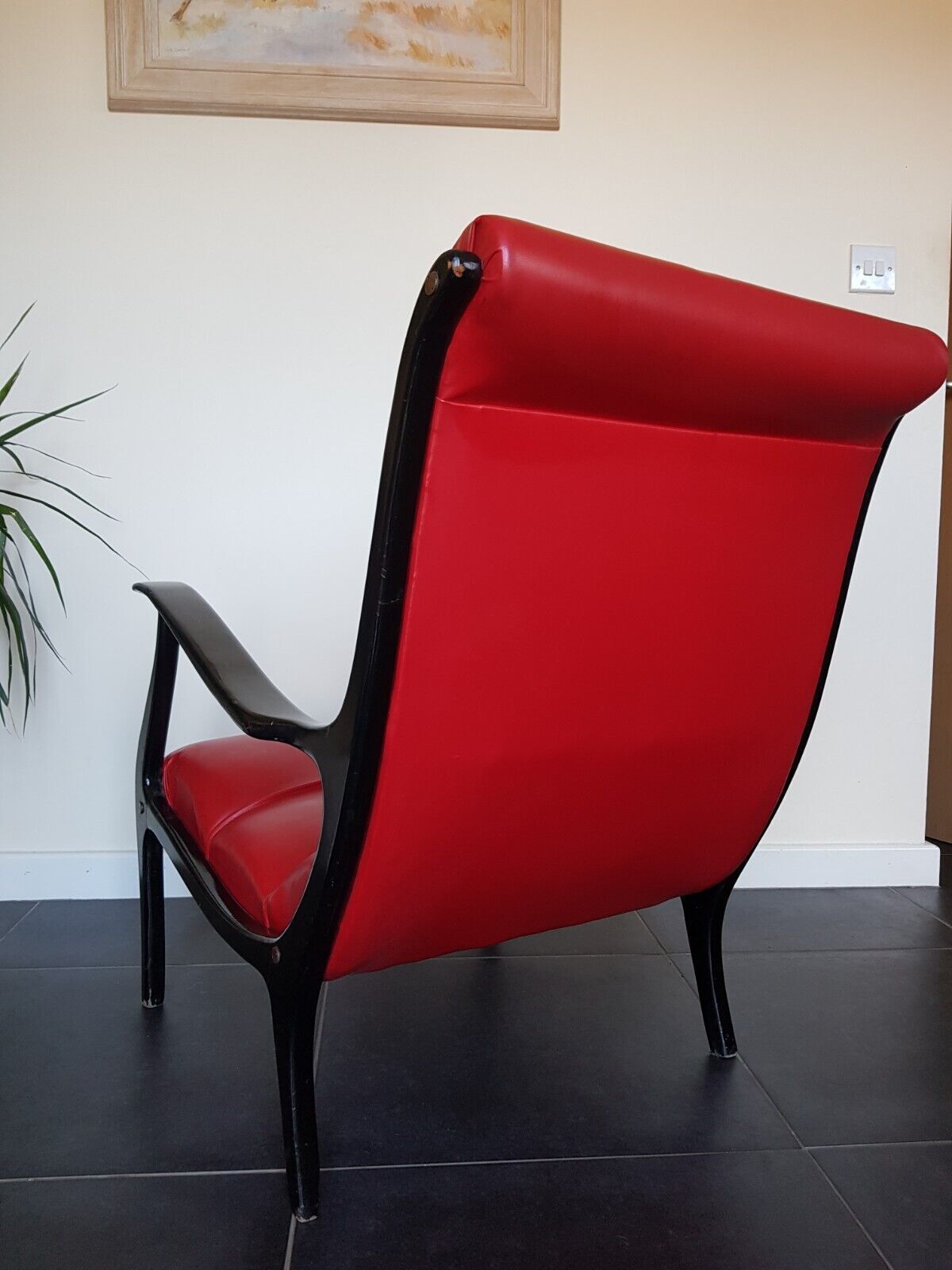 Italian Ezio Longhi 50s Mid Century Armchair For Elam 2 Available photo buy