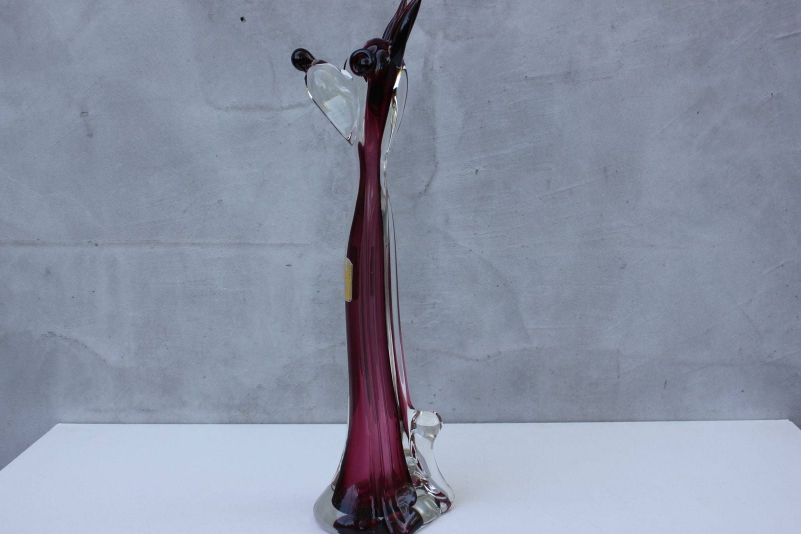 Rare Murano Glass Dog Sculpture Fratelli Toso Italian Art Glass Figurine Collect Murano Statue photo buy