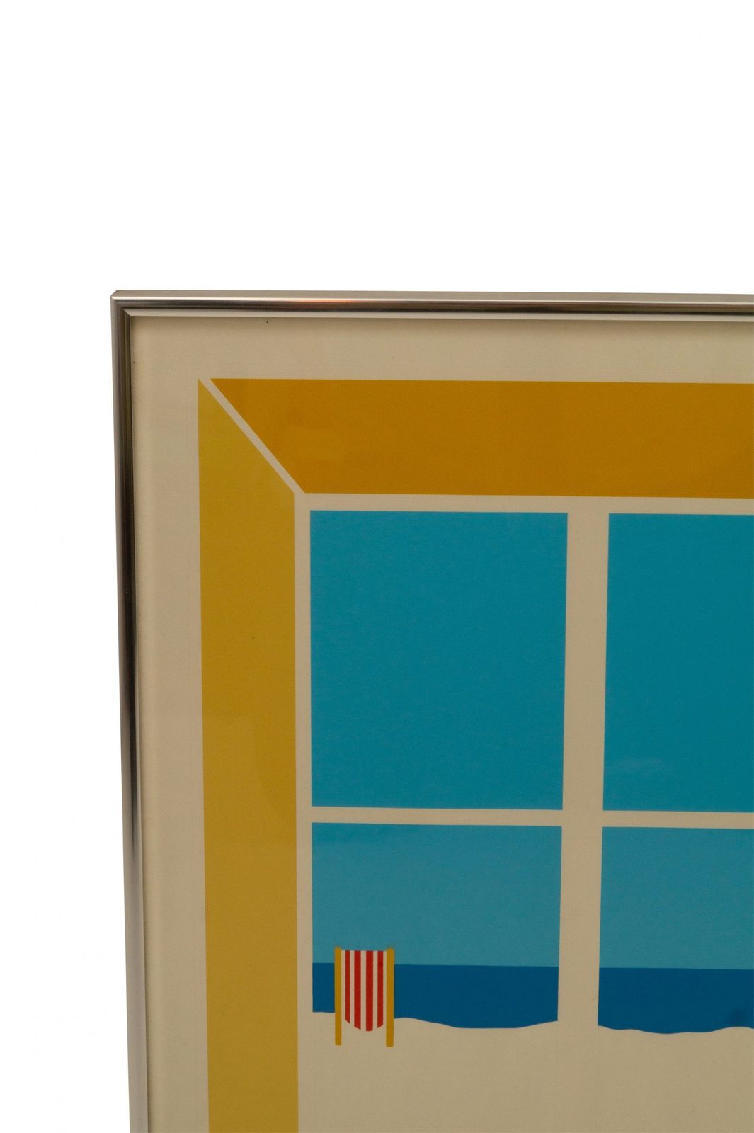 Lithograph Ole Kortzau, 1970s Copenhagen photo furniture