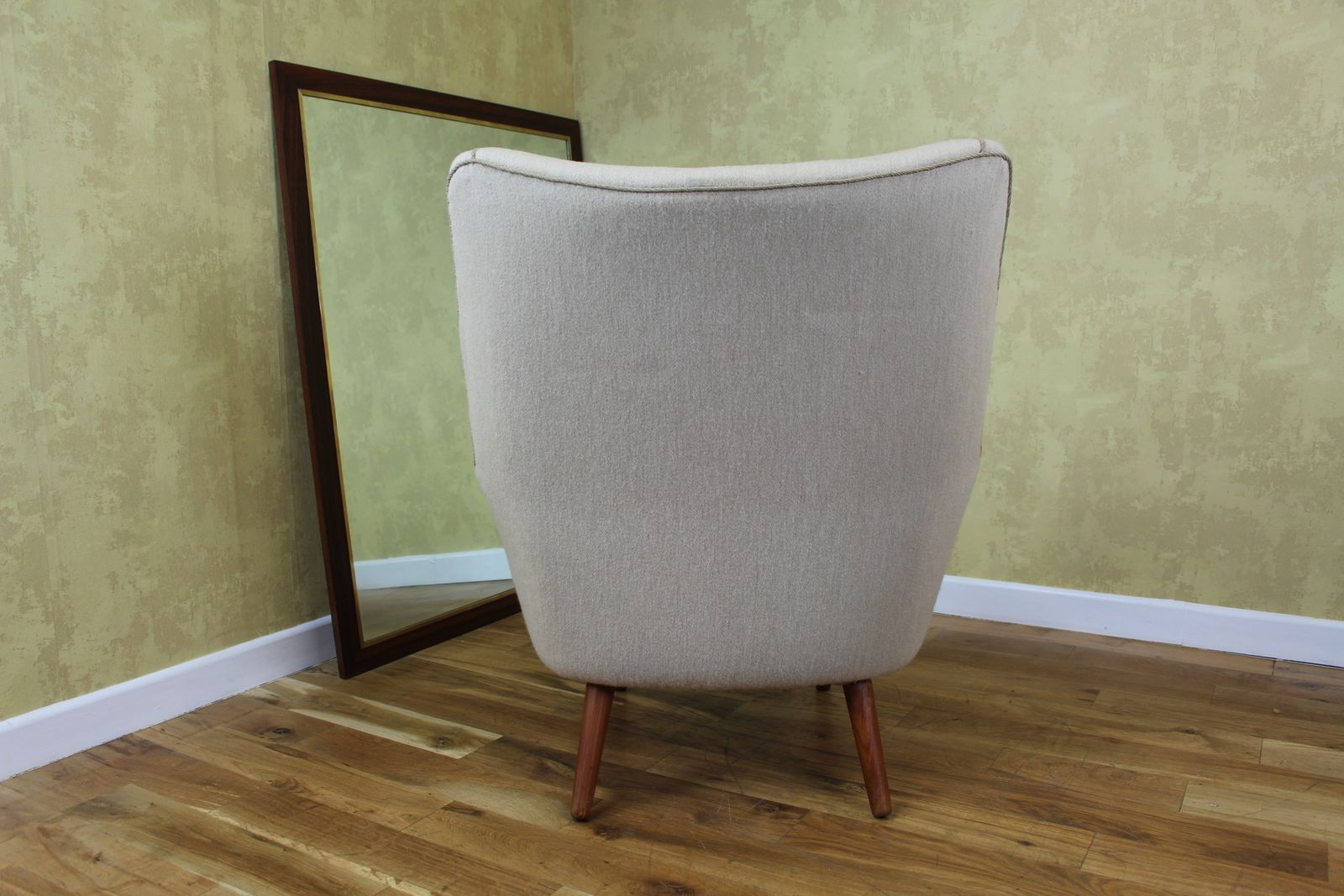 Kurt Ostervig High Back Teak Armchair By Rolschau Mobler Model 58 photo vinterior
