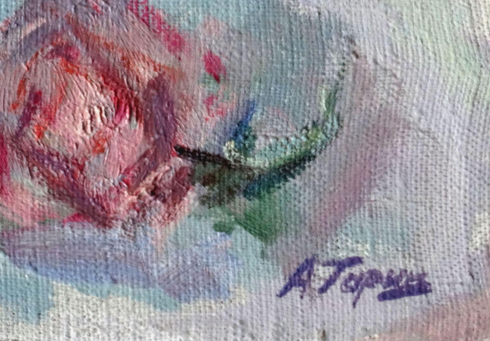 Aleksey Garin Bouquet On The Window. 1995, Oil On Canvas photo furniture