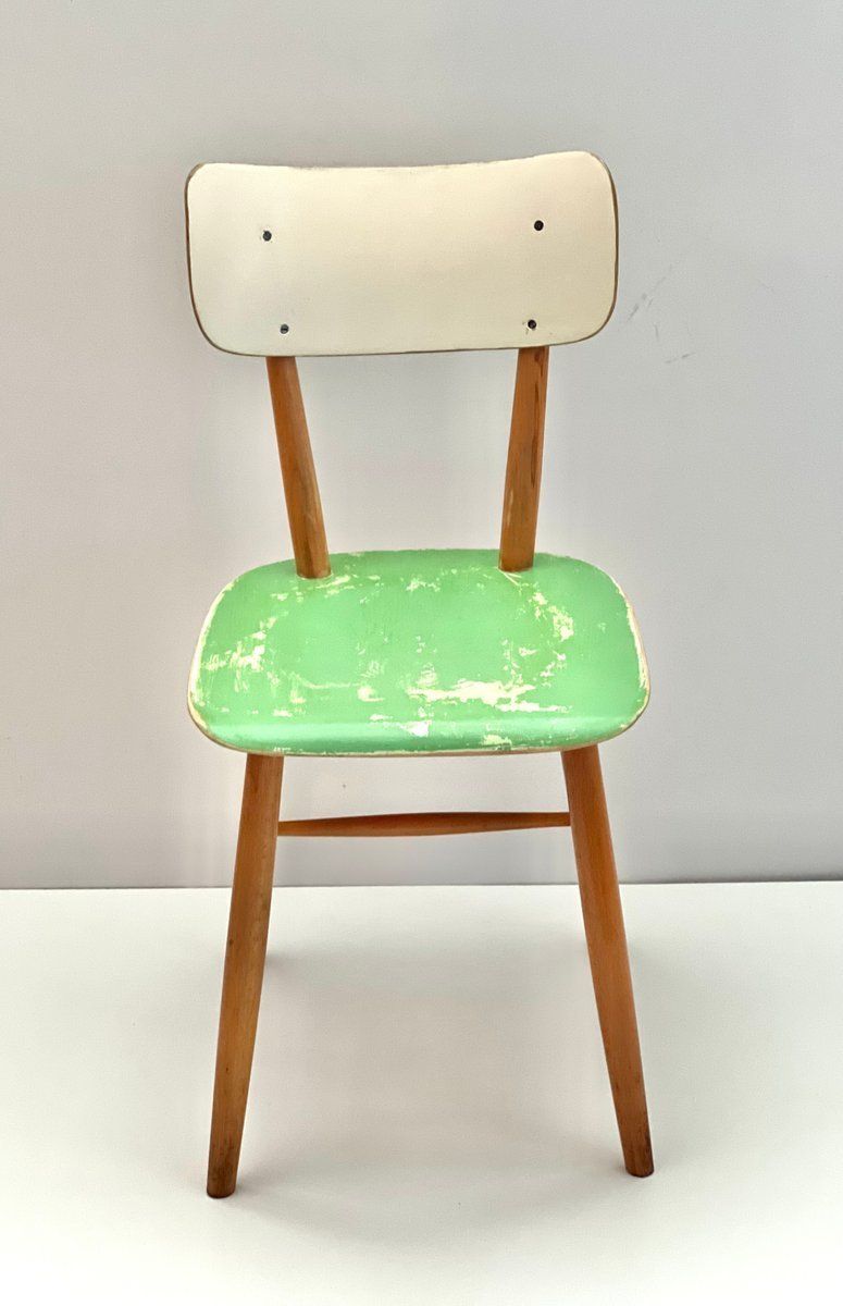 photo furniture Eetkamerstoelen Van Ton, Ca. Jaren 1960, Set Van 4