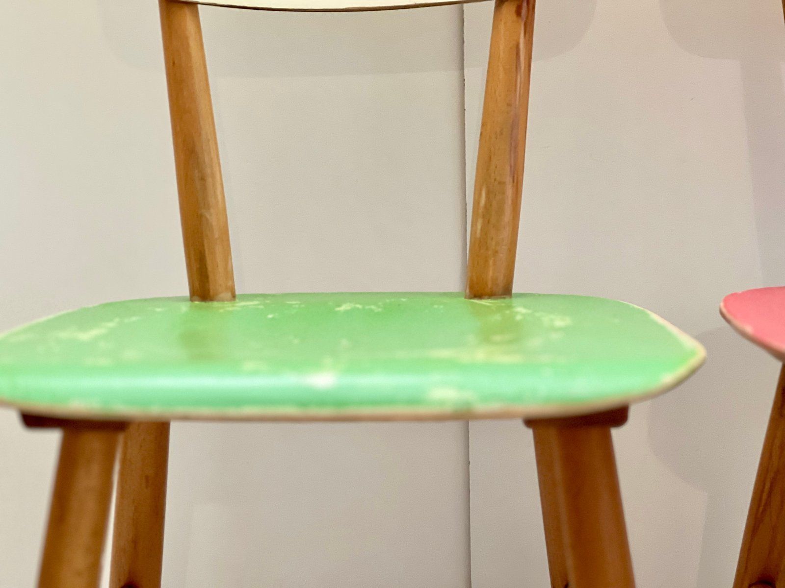 photo for sale Eetkamerstoelen Van Ton, Ca. Jaren 1960, Set Van 4